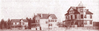 The first houses in Riverdale Park