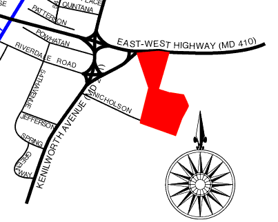 Rough drawing of area to be annexed