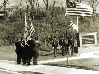 Picture of the Veteran's Monument Ceremony