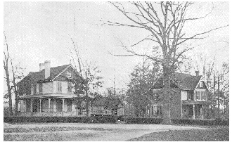 Homes on Cleveland Ave in 1904